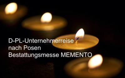 Verschoben 2021 / kostenlose Unternehmerreise nach Posen: Bestattungsmesse MEMENTO