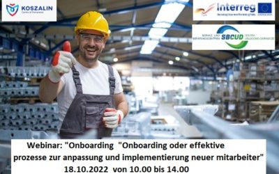 Deutsch-Polnischen Online-Seminar u.d.T. „Onboarding oder effektive prozesse zur anpassung und implementierung neuer mitarbeiter”