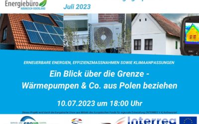 Online-Veranstaltung „Ein Blick über die Grenze: Wärmepumpen & Co. aus Polen beziehen“ am 10.07.23, ab 18 Uhr